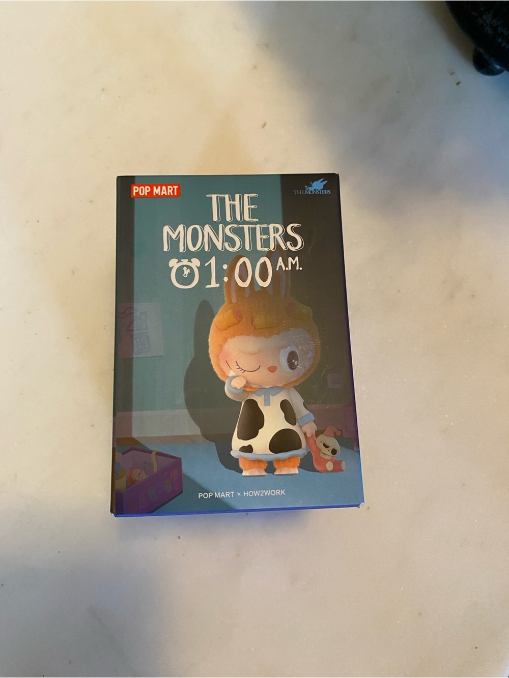 POP MART The Monsters 01:00 A.M. Collectible Figure - Teal & Black Packaging